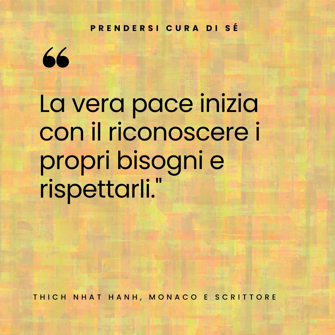 Citazione scelta per la serie Prendersi cura di sé
