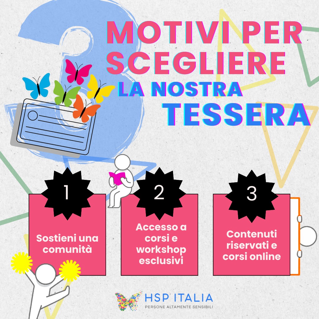 Post con tre motivi per scegliere la tessera HSP Italia