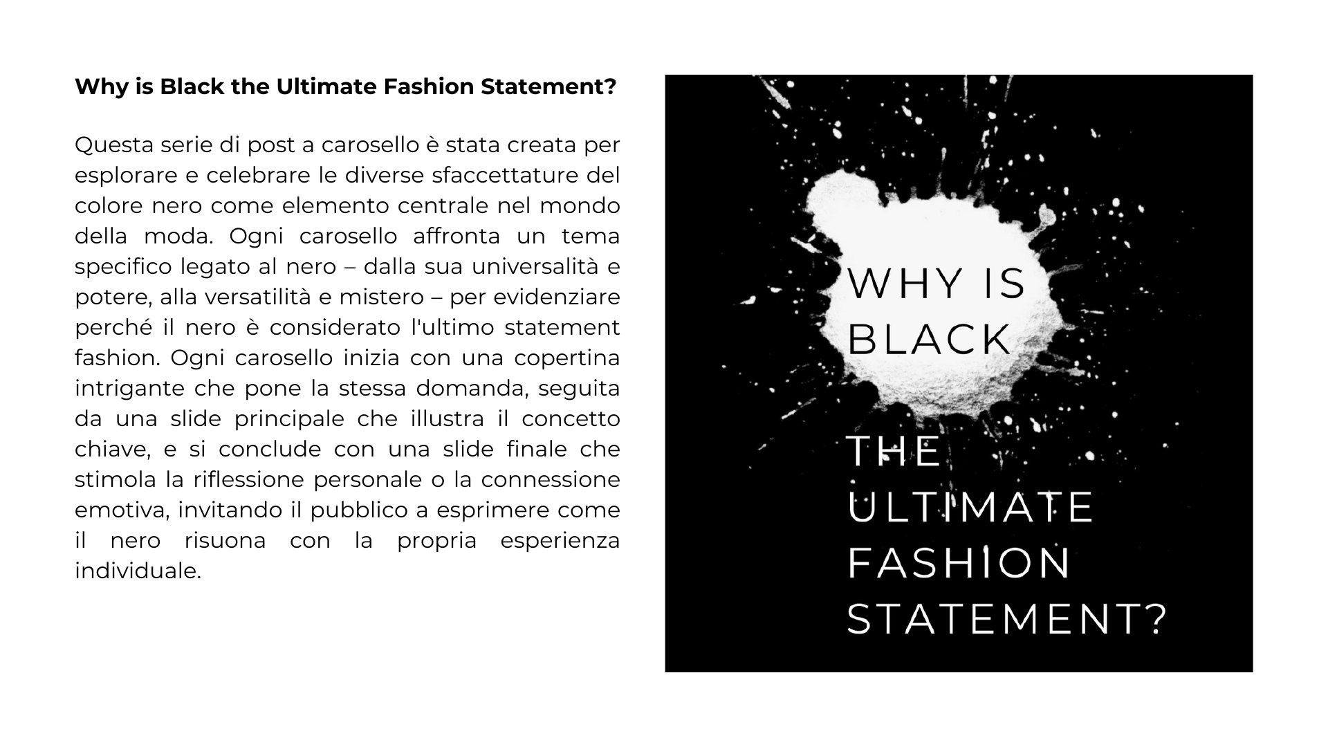 Proposta sul nero
