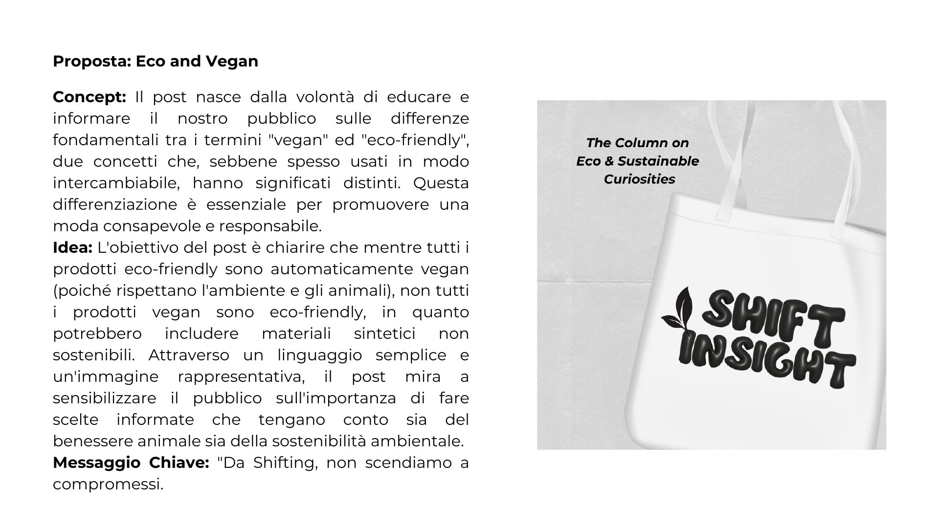 Proposta Eco and Vegan