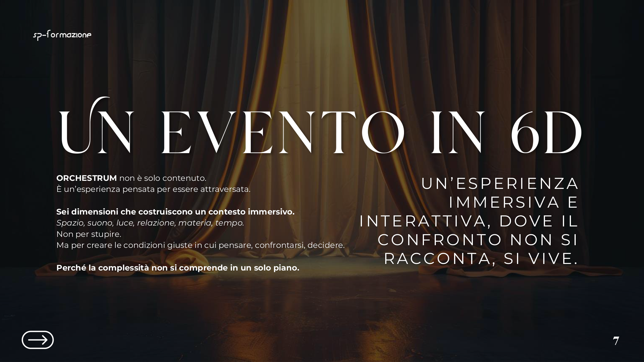 Orchestrum, evento in sei dimensioni