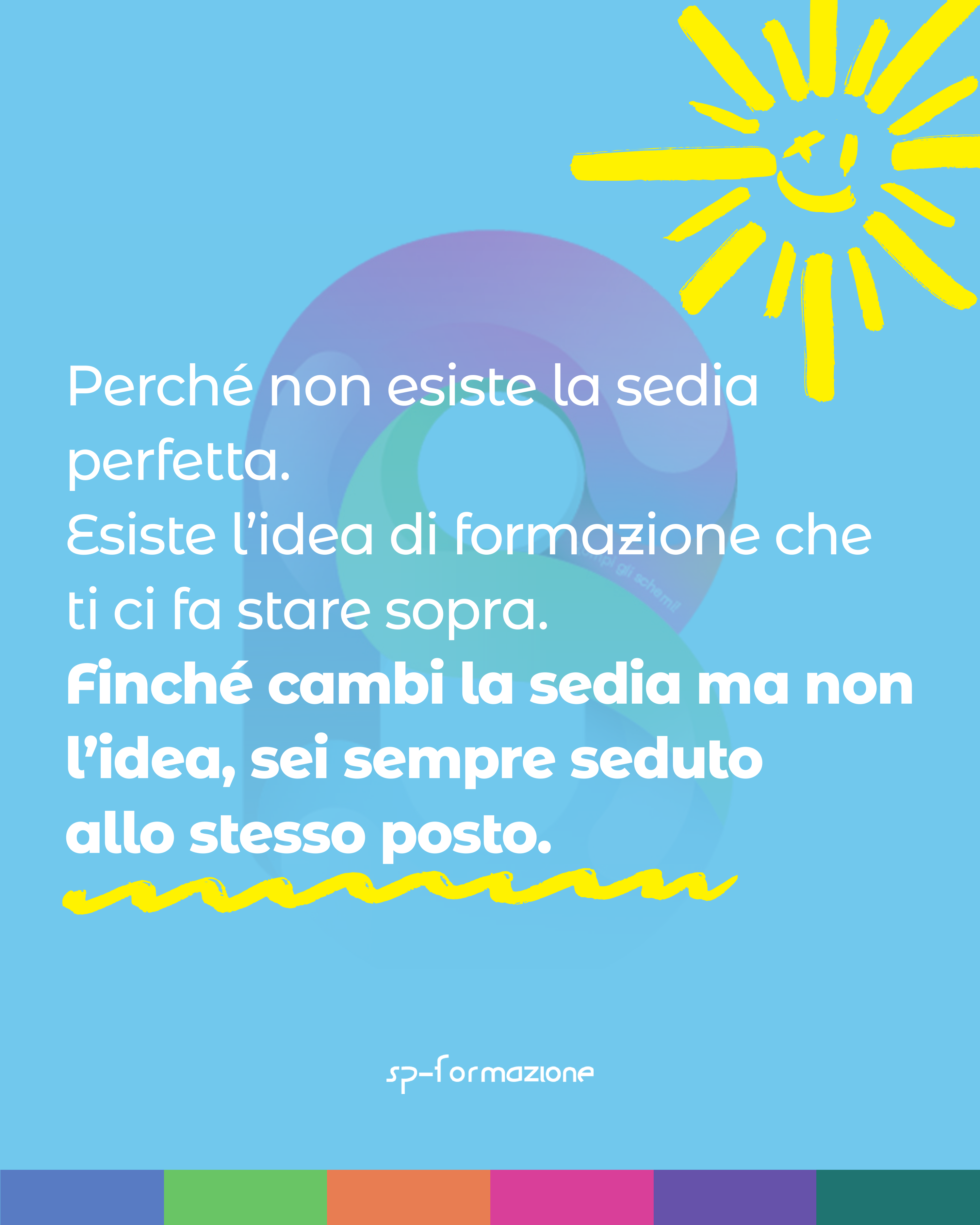 La sedia in aula, conclusione